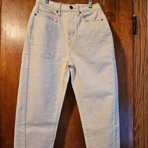 a.n.a. Highest Rise Barrel Natural Pants Size 2 NWT